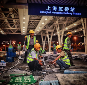 迎接進博會，虹橋火車站站容大“升級”
