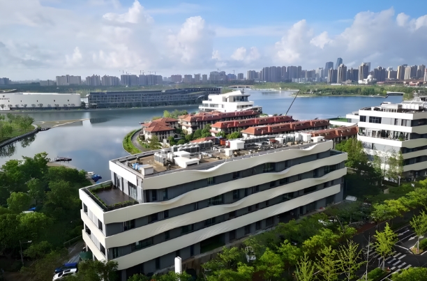 上海奉賢上海之魚5000㎡獨棟酒店出售，湖景頭排且區域唯一可售